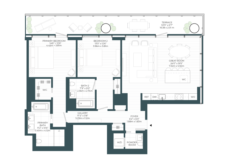 Floorplan 19D-31D